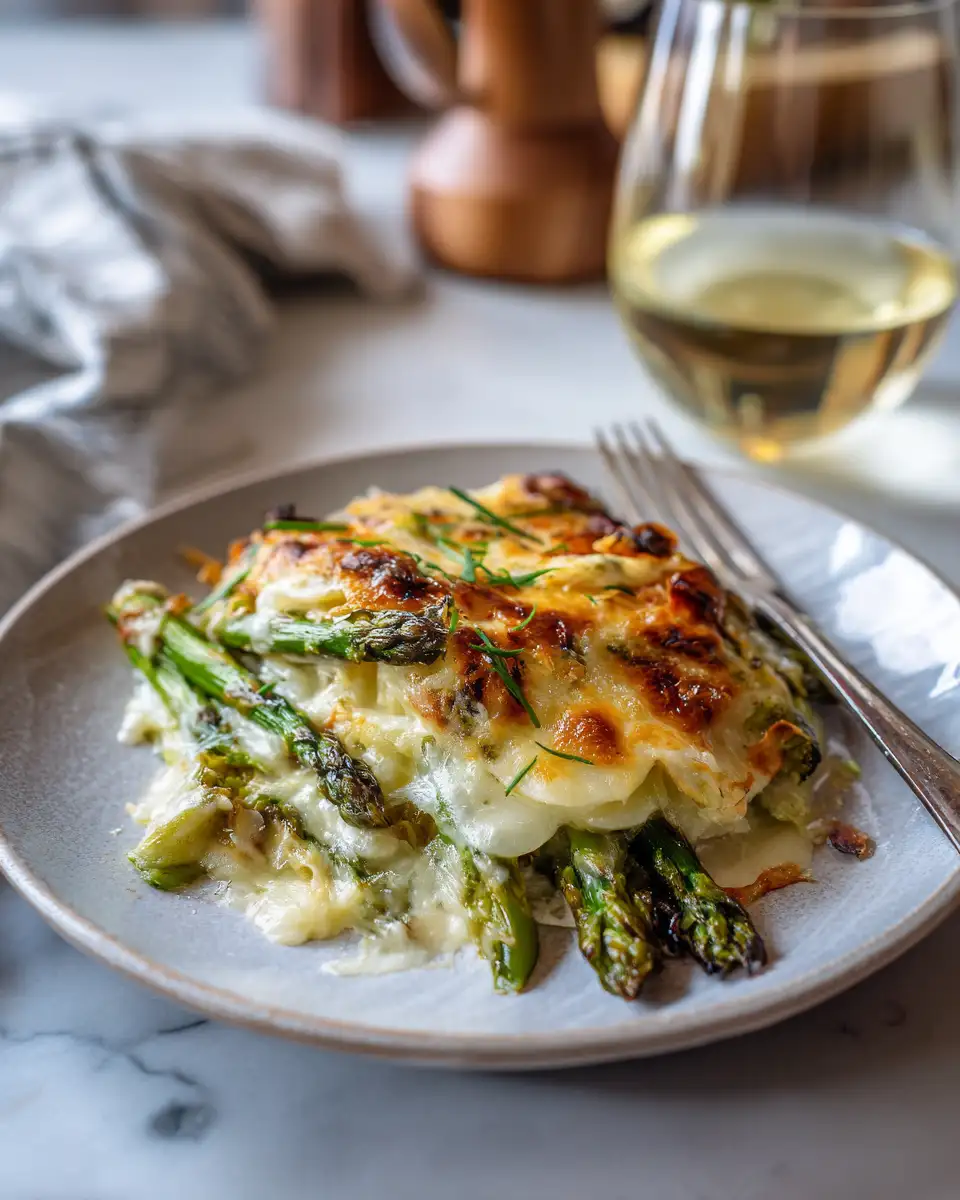 Irresistibly Cheesy Asparagus Gratin: Your New Favorite Comfort Dish - Featured Image