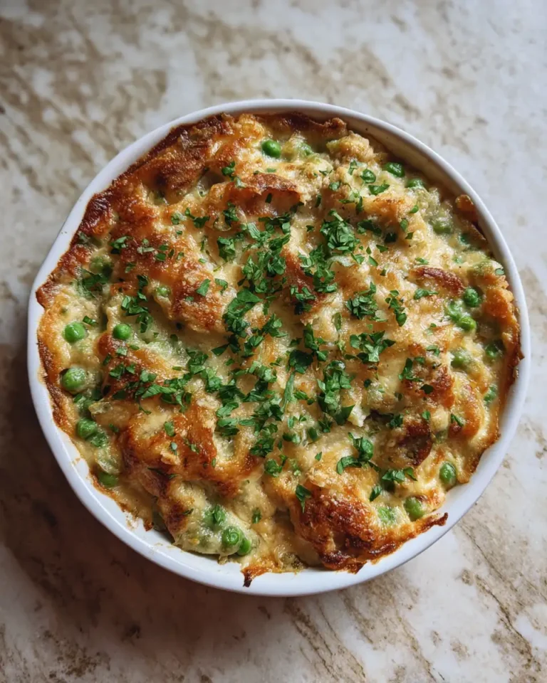 Melt-in-Your-Mouth Cheesy Green Pea Casserole Recipe You Need to Try - Featured Image