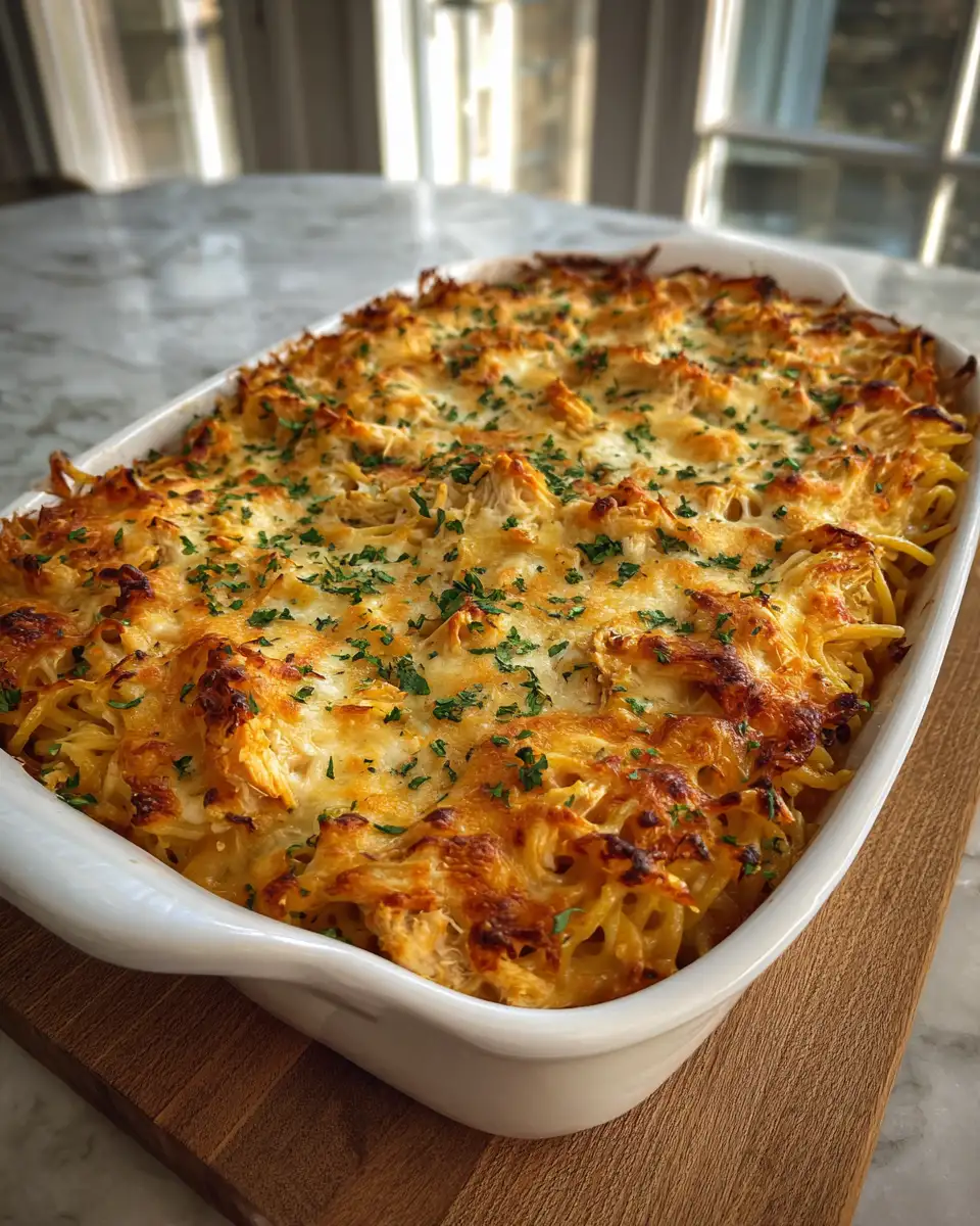 The Ultimate Chicken Spaghetti Bake Recipe You Need to Try Tonight - Featured Image