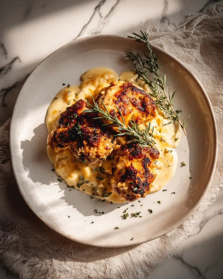 Irresistible Chicken with Creamy Mustard Cheddar Recipe You Need to Try - Featured Image
