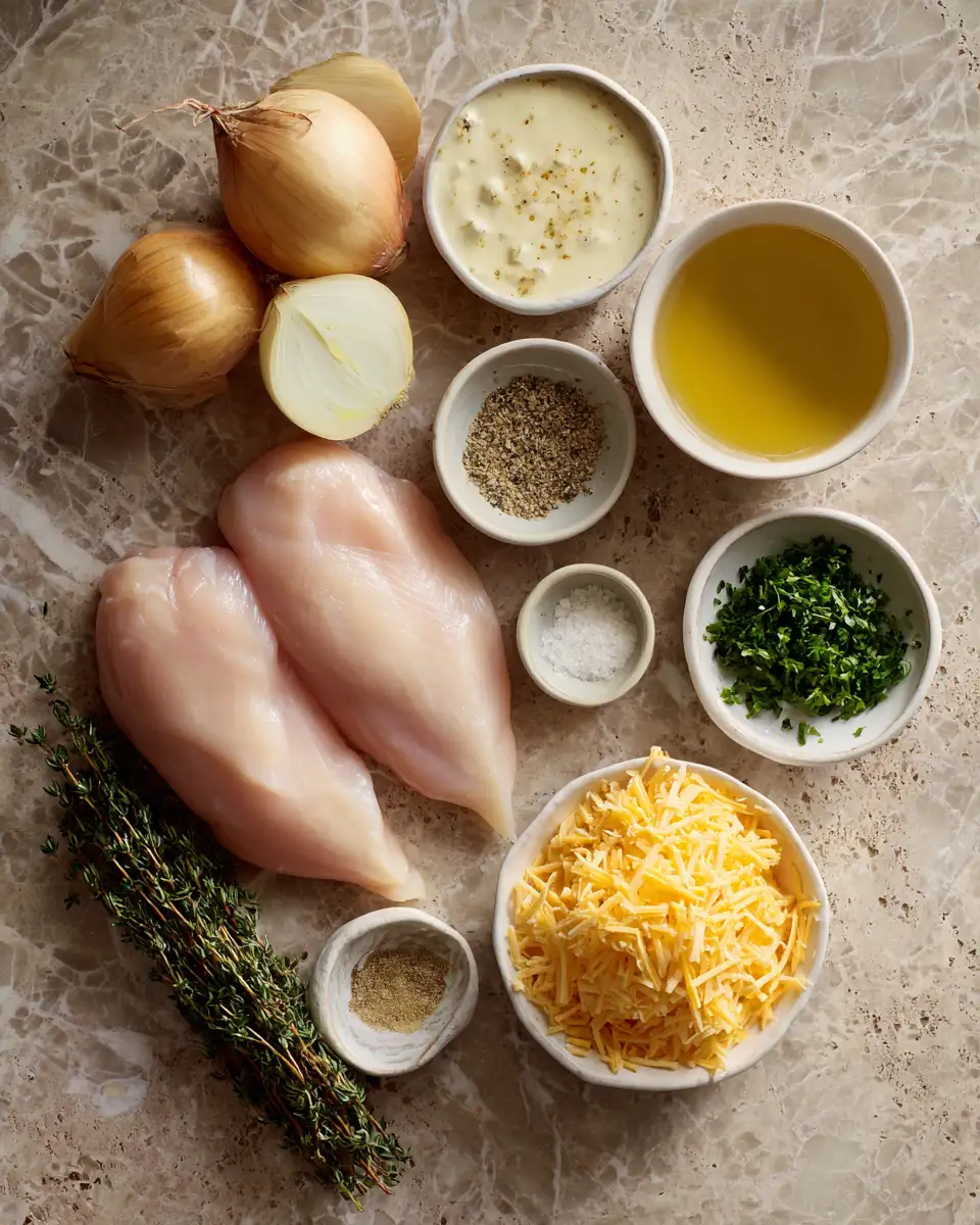 Ingredients for Irresistible Chicken with Creamy Mustard Cheddar Recipe You Need to Try