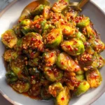 Sweet Heat Sensation Chili Honey Brussels Sprouts That Will Wow Your Taste Buds - Featured Image