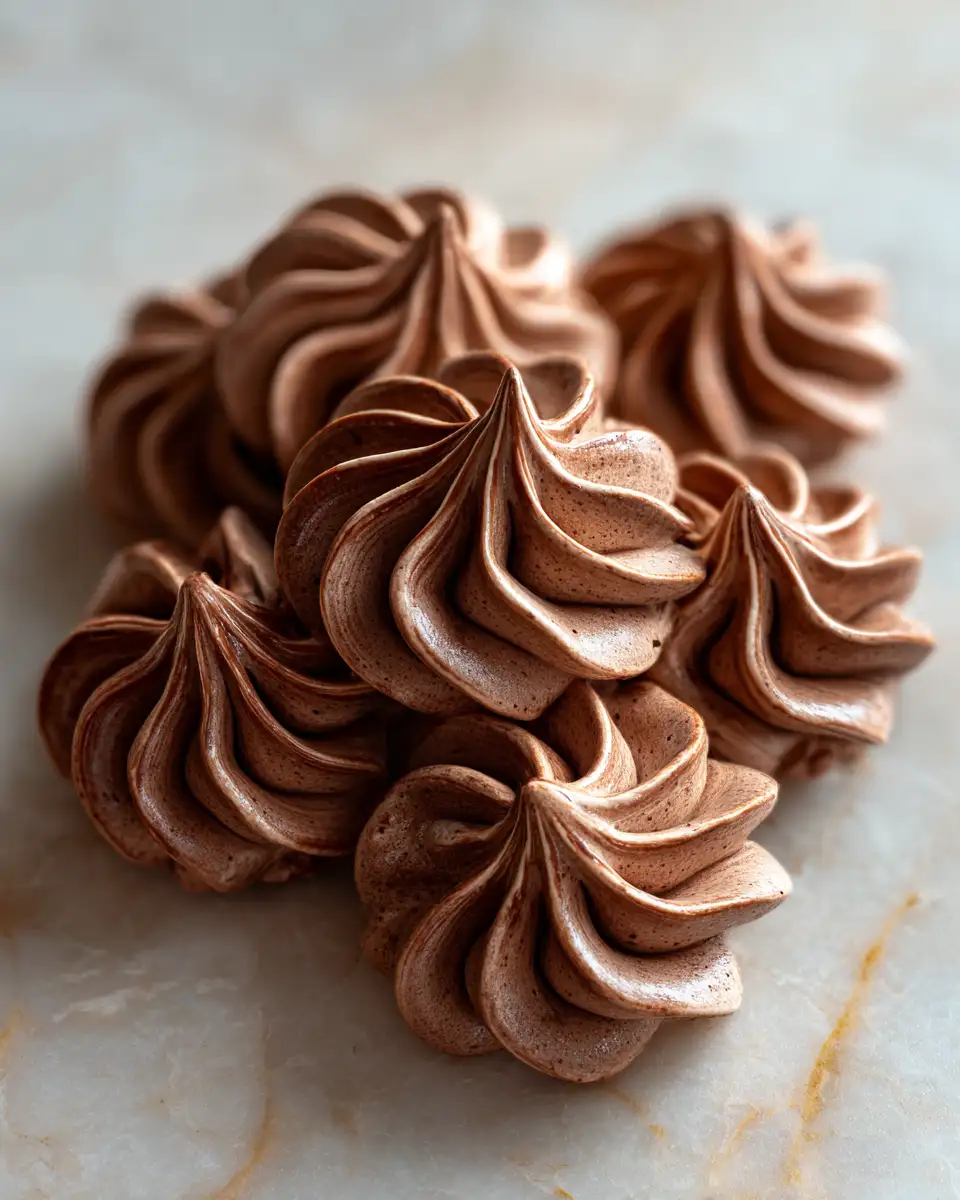 Decadent Delight: Irresistible Chocolate Meringue Cookies 7 Final dish - Decadent Delight: Irresistible Chocolate Meringue Cookies