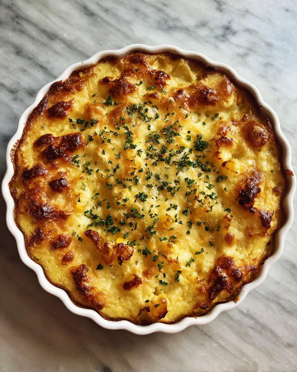 Final dish - Creamy Comfort Corn Pudding Casserole Recipe You Need to Try