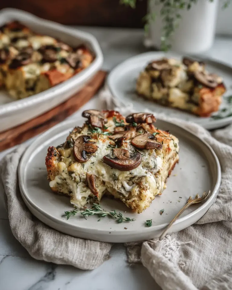 Decadent Delights: Dive into a Creamy Mushroom Herb Casserole - Featured Image