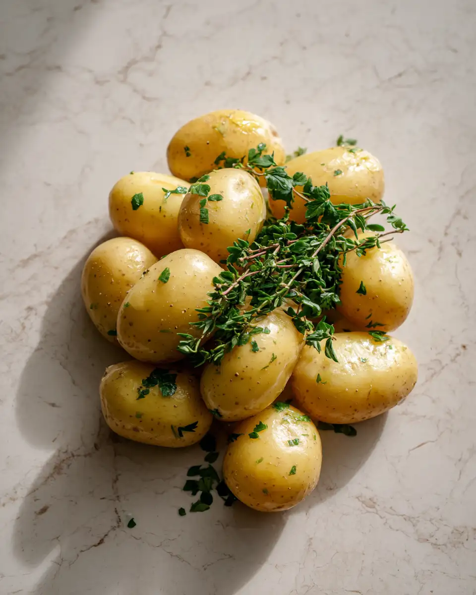 Ingredients for Irresistibly Crispy Garlic Butter Potatoes You Have to Try