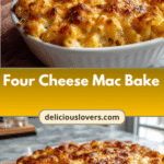 Irresistible Comfort: Dive into the Ultimate Four Cheese Mac Bake