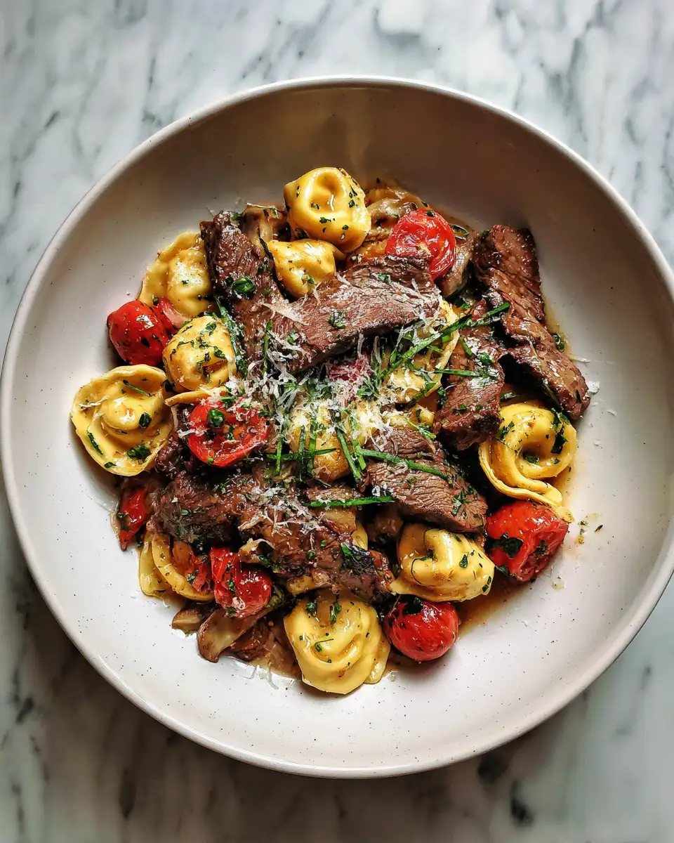 Garlic Steak Tortellini That Will Elevate Your Dinner Game - Featured Image