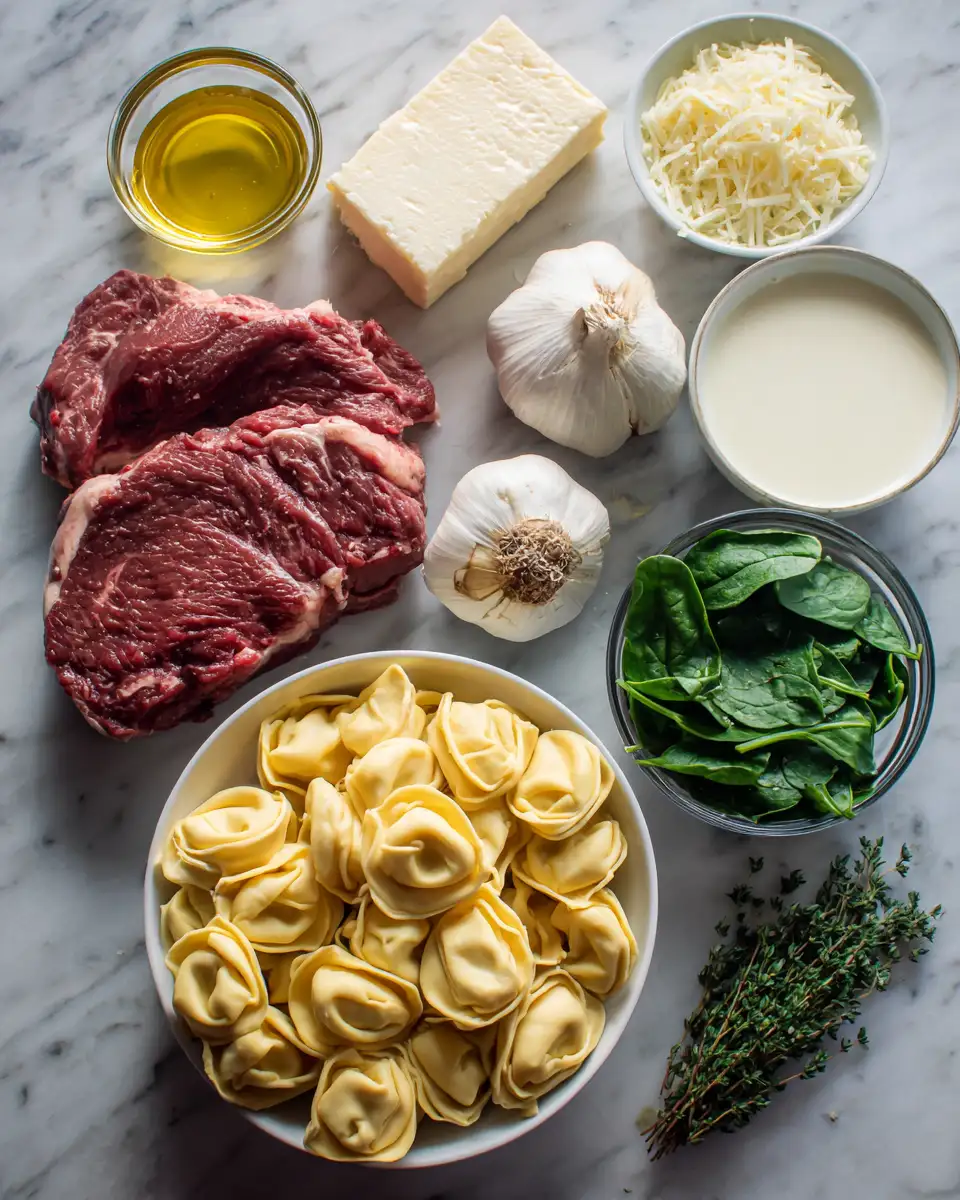 Ingredients for Garlic Steak Tortellini That Will Elevate Your Dinner Game