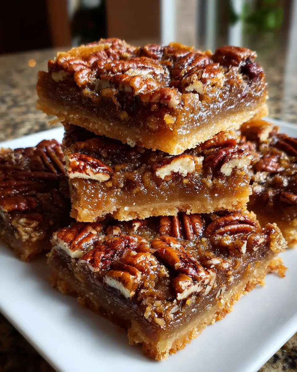Irresistibly Gooey Pecan Pie Bars That Melt in Your Mouth - Featured Image