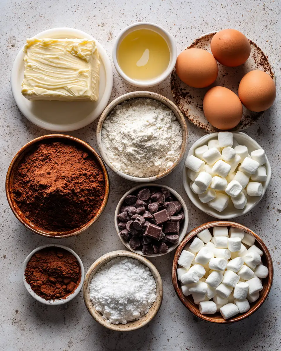 Decadent Delight: Handmade Chocolate Marshmallow Swirl Cookies 5 Ingredients for Decadent Delight: Handmade Chocolate Marshmallow Swirl Cookies