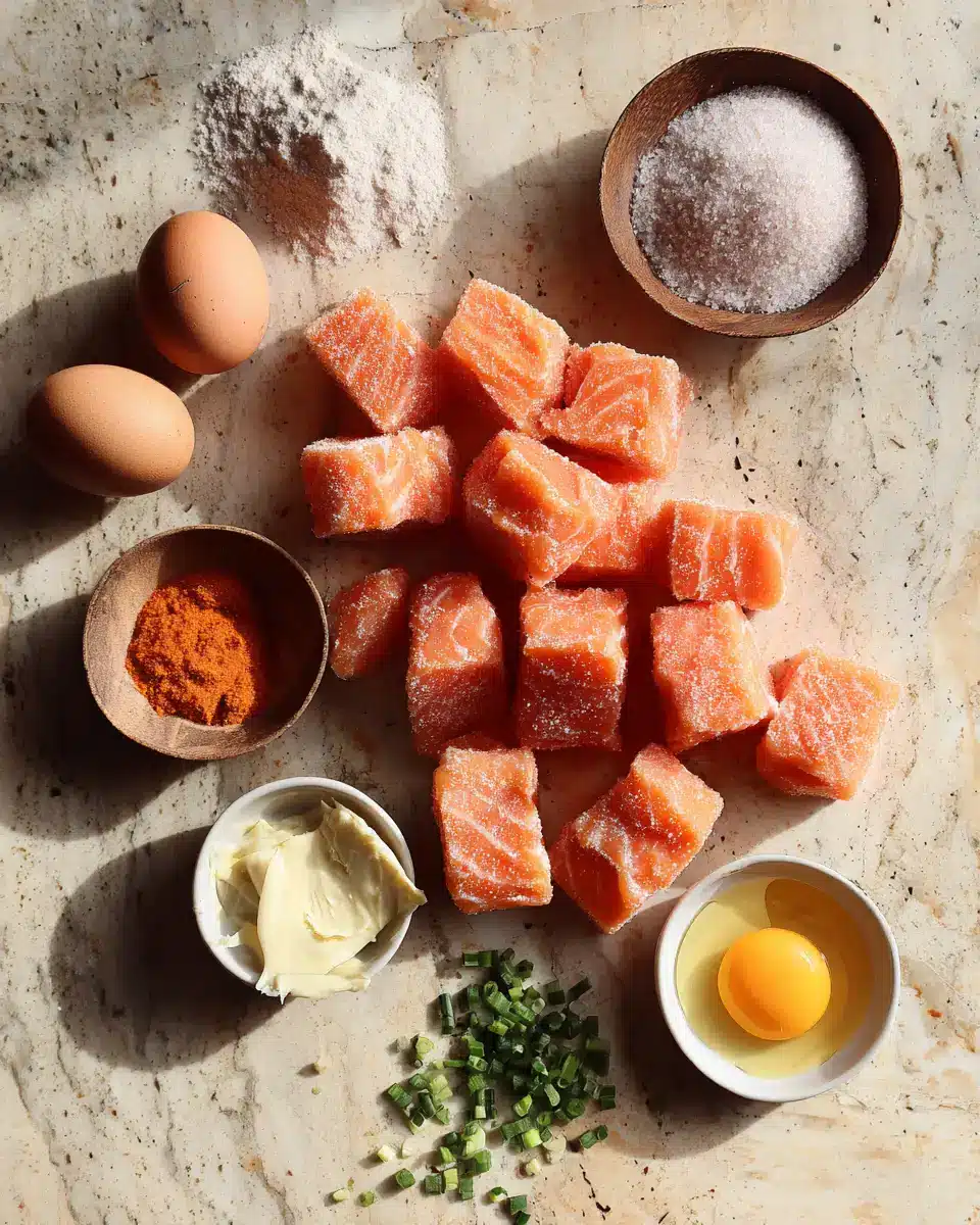 Ingredients for Irresistible Homemade Crispy Bang Bang Salmon Bites You Need to Try