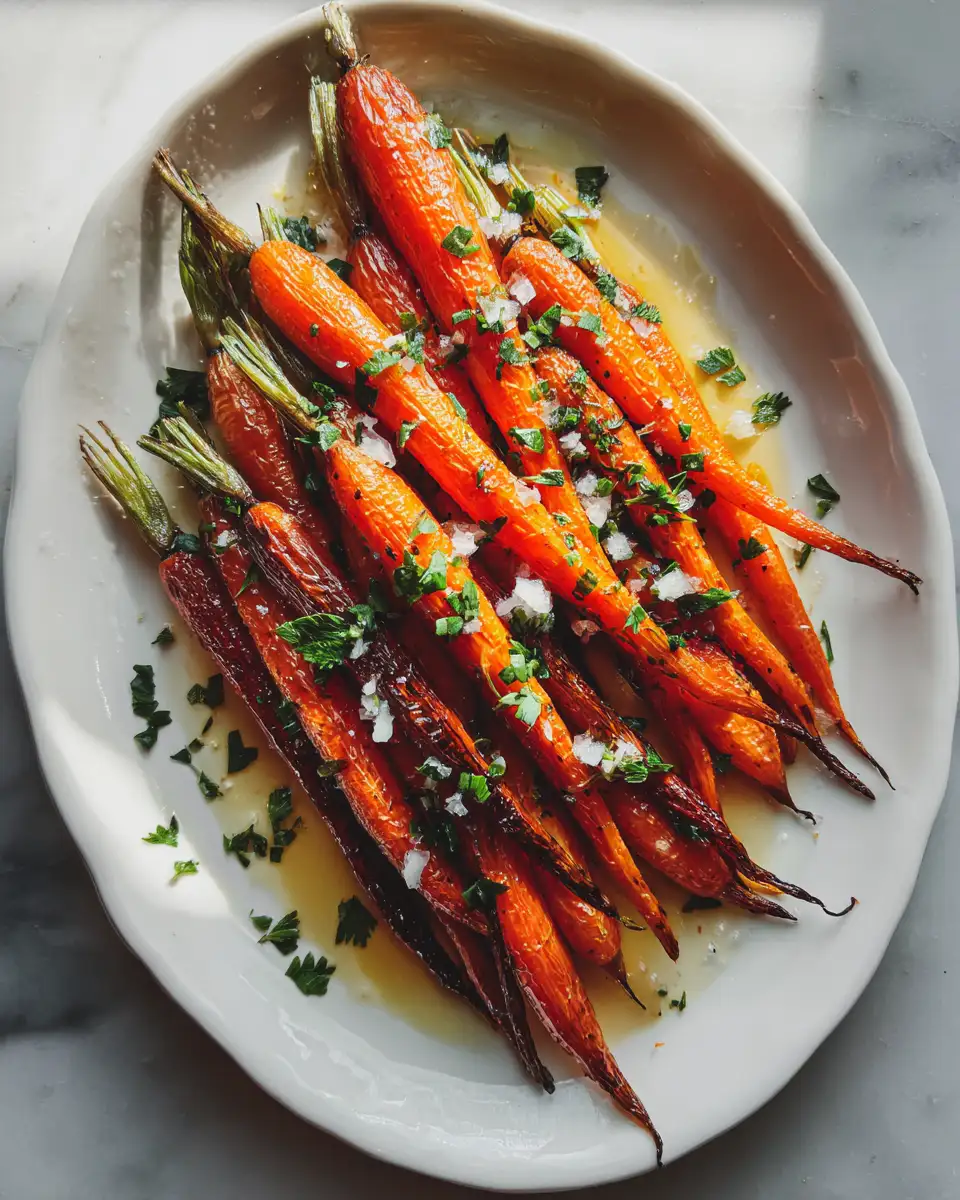 Final dish - Sweet Simplicity: Elevate Your Table with Honey Roasted Carrots