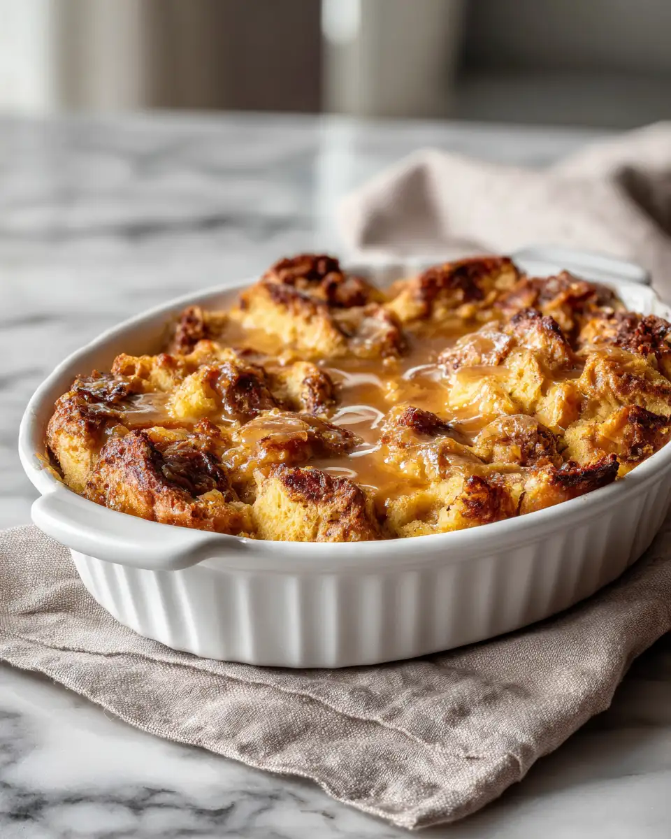 Final dish - Irresistible Maple Cinnamon Bread Pudding Recipe That Warms the Soul