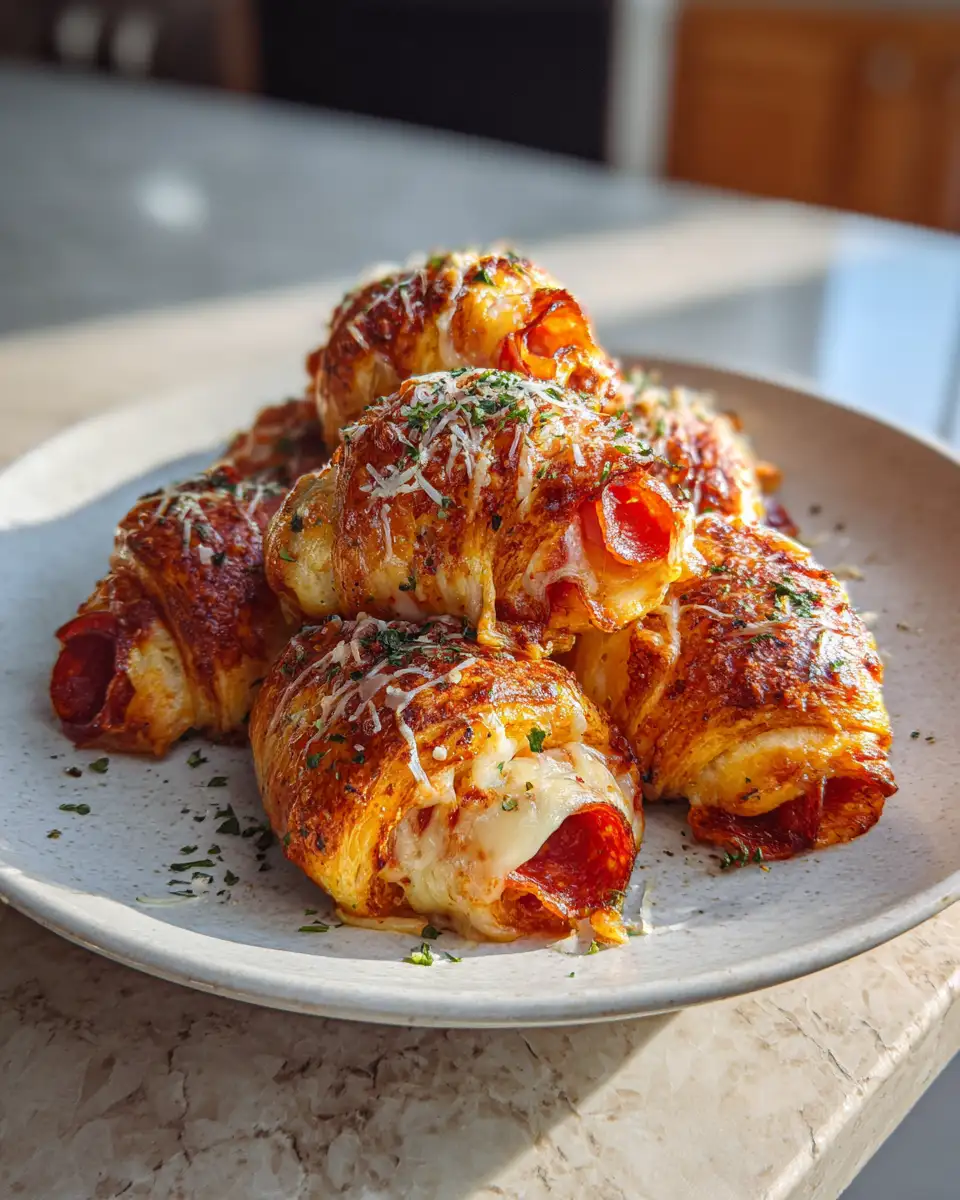 Flaky, Cheesy Delight: Mozzarella Pepperoni Croissant Rolls Unveiled 7 Final dish - Flaky, Cheesy Delight: Mozzarella Pepperoni Croissant Rolls Unveiled