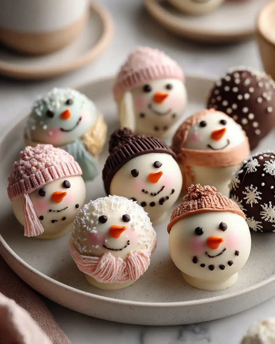 Chill Out with Delightful No-Bake Mini Snowman Truffles - Featured Image
