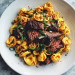One-Pan Cowboy Butter Tortellini Steak Bites That Sizzle with Flavor - Featured Image