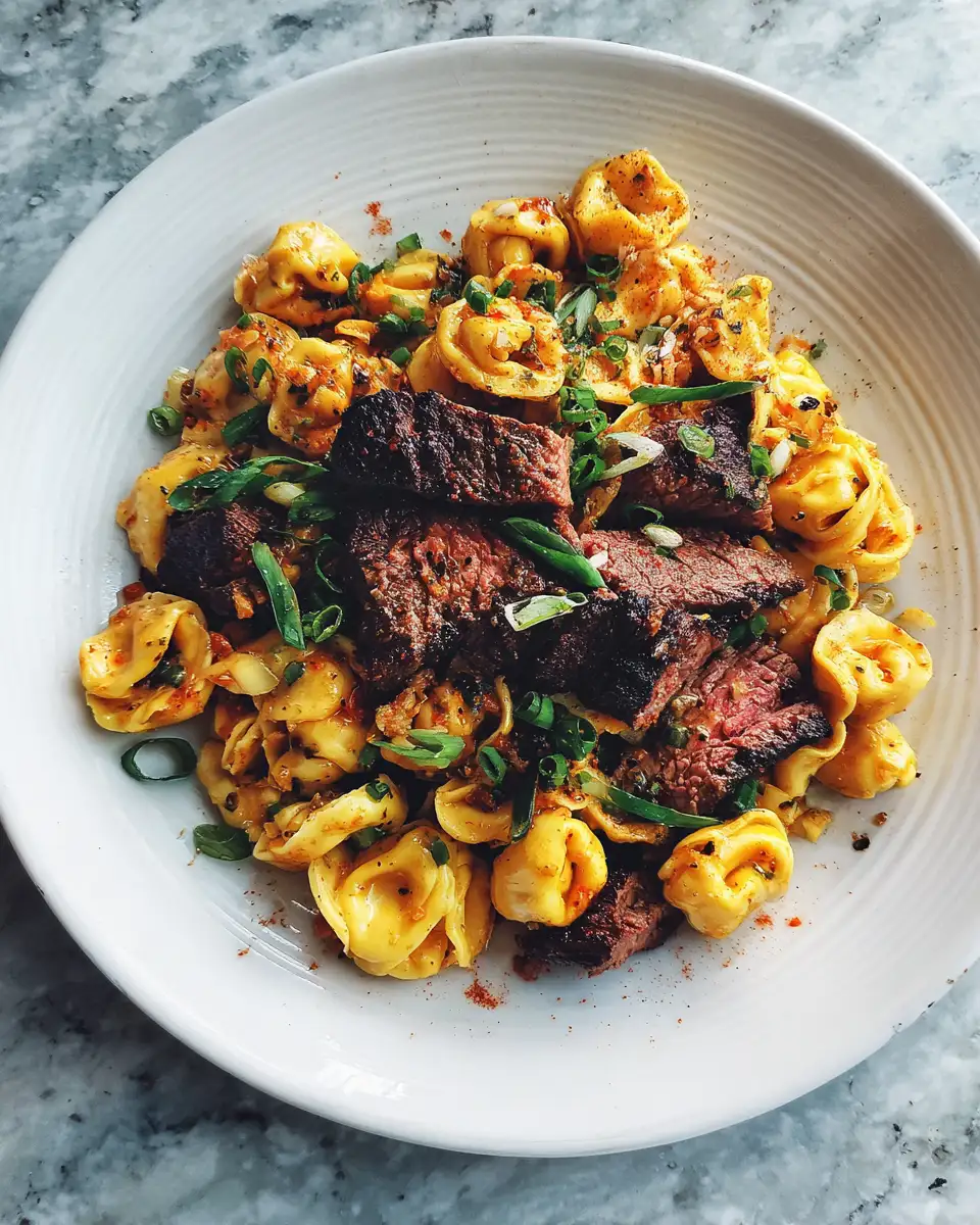 One-Pan Cowboy Butter Tortellini Steak Bites That Sizzle with Flavor - Featured Image