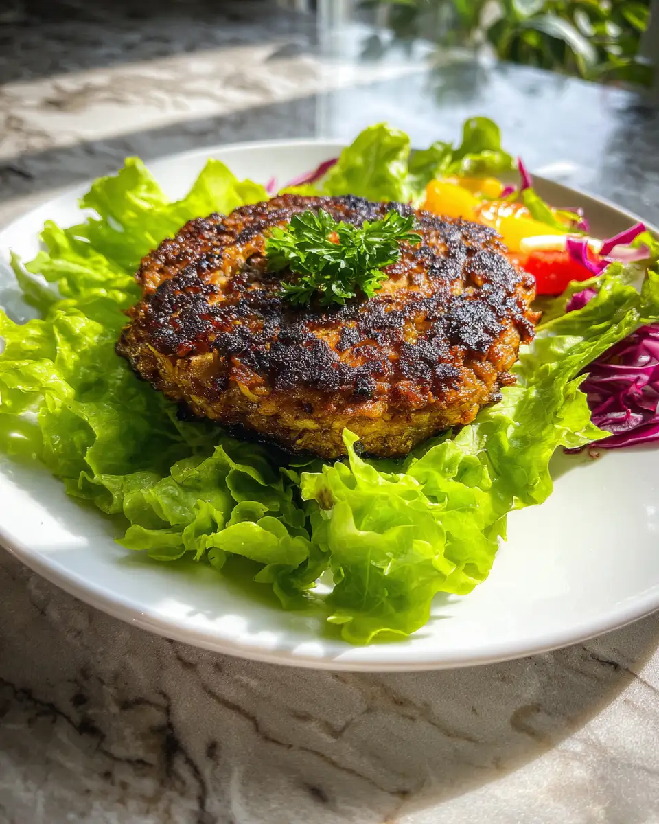 Crispy and Delicious: Discover the Magic of Oven Baked Cabbage Burgers 7 Final dish - Crispy and Delicious: Discover the Magic of Oven Baked Cabbage Burgers