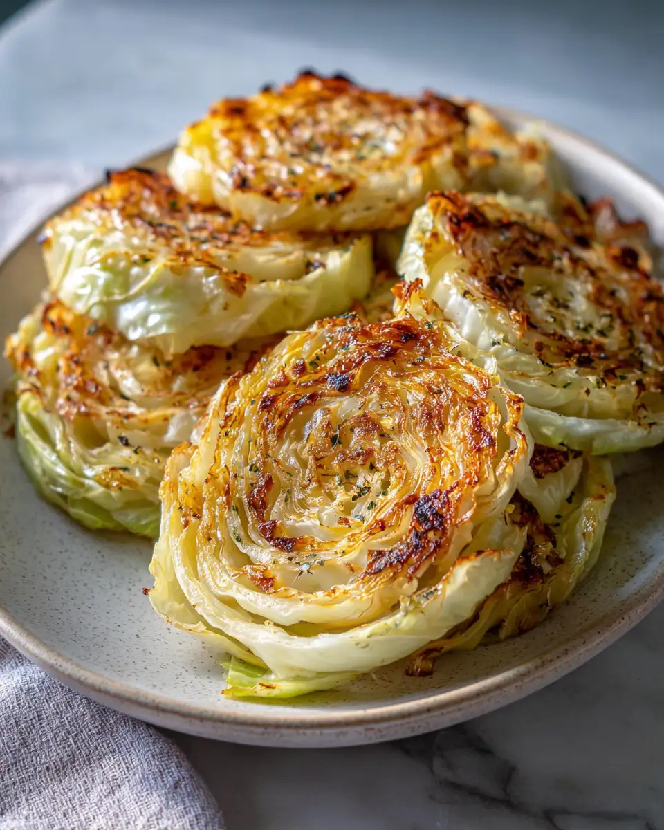 Irresistible Oven Roasted Garlic Cabbage Steaks You Need to Try - Featured Image