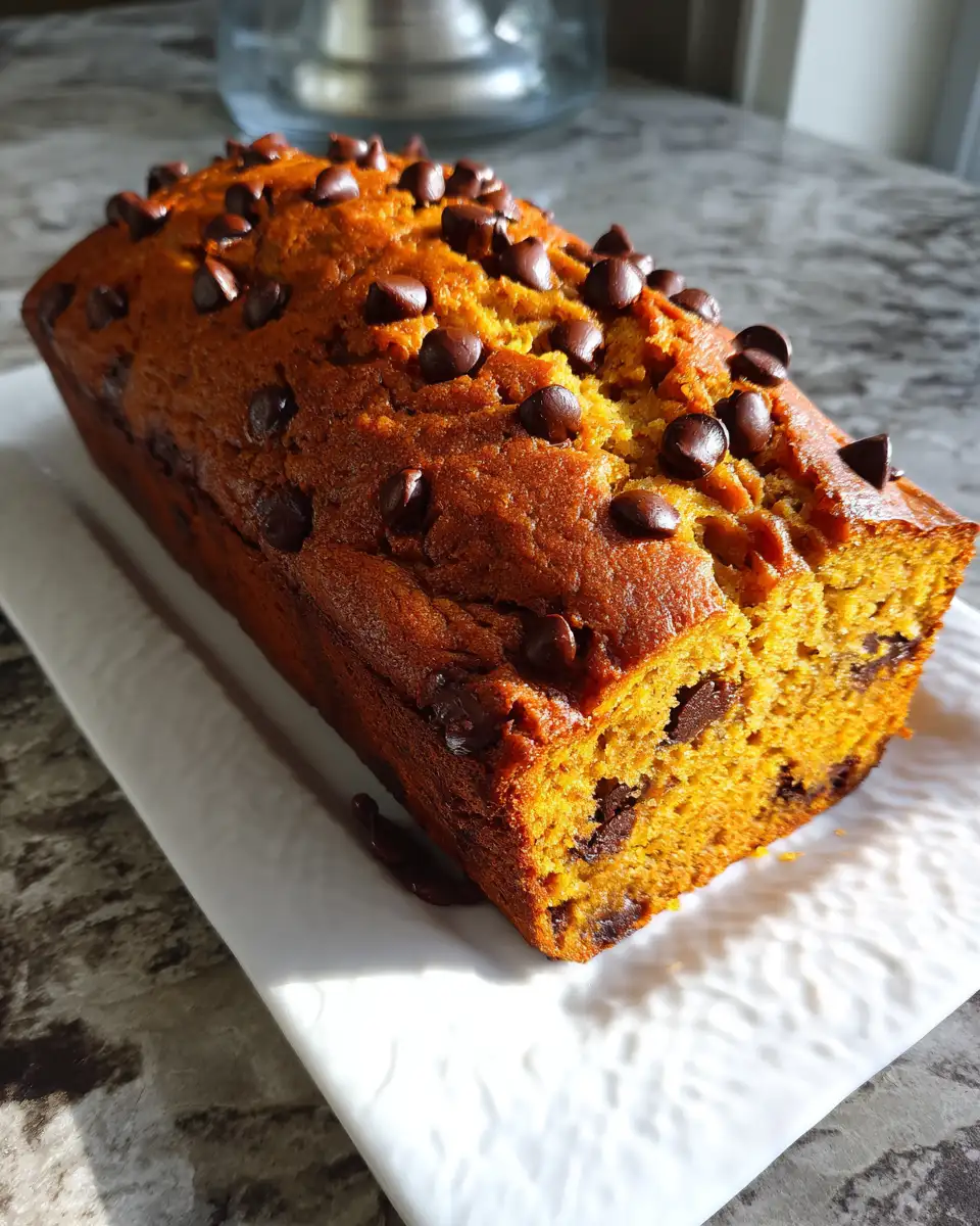Final dish - Irresistible Pumpkin Chocolate Chip Bread Recipe You Need to Try