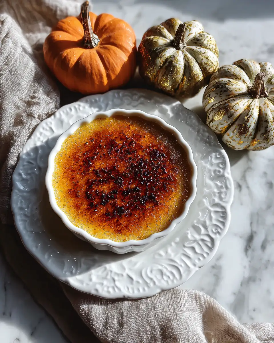Decadent Fall Delight: Indulge in Pumpkin Crème Brûlée - Featured Image