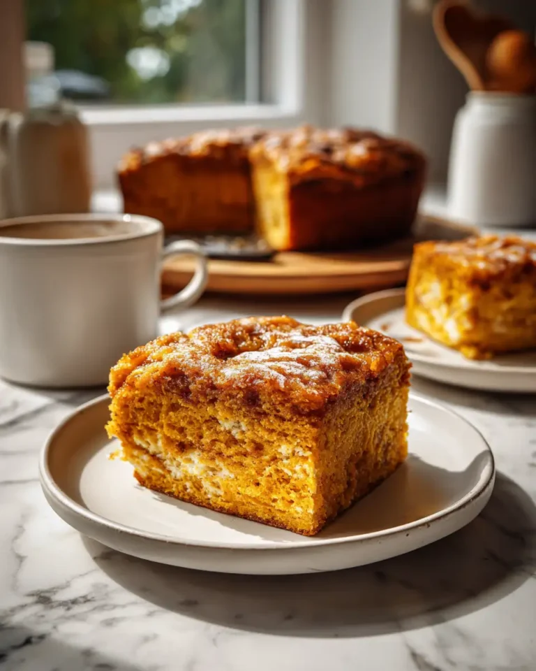 Indulge in Autumn Bliss with a Pumpkin Honey Bun Cake Delight - Featured Image