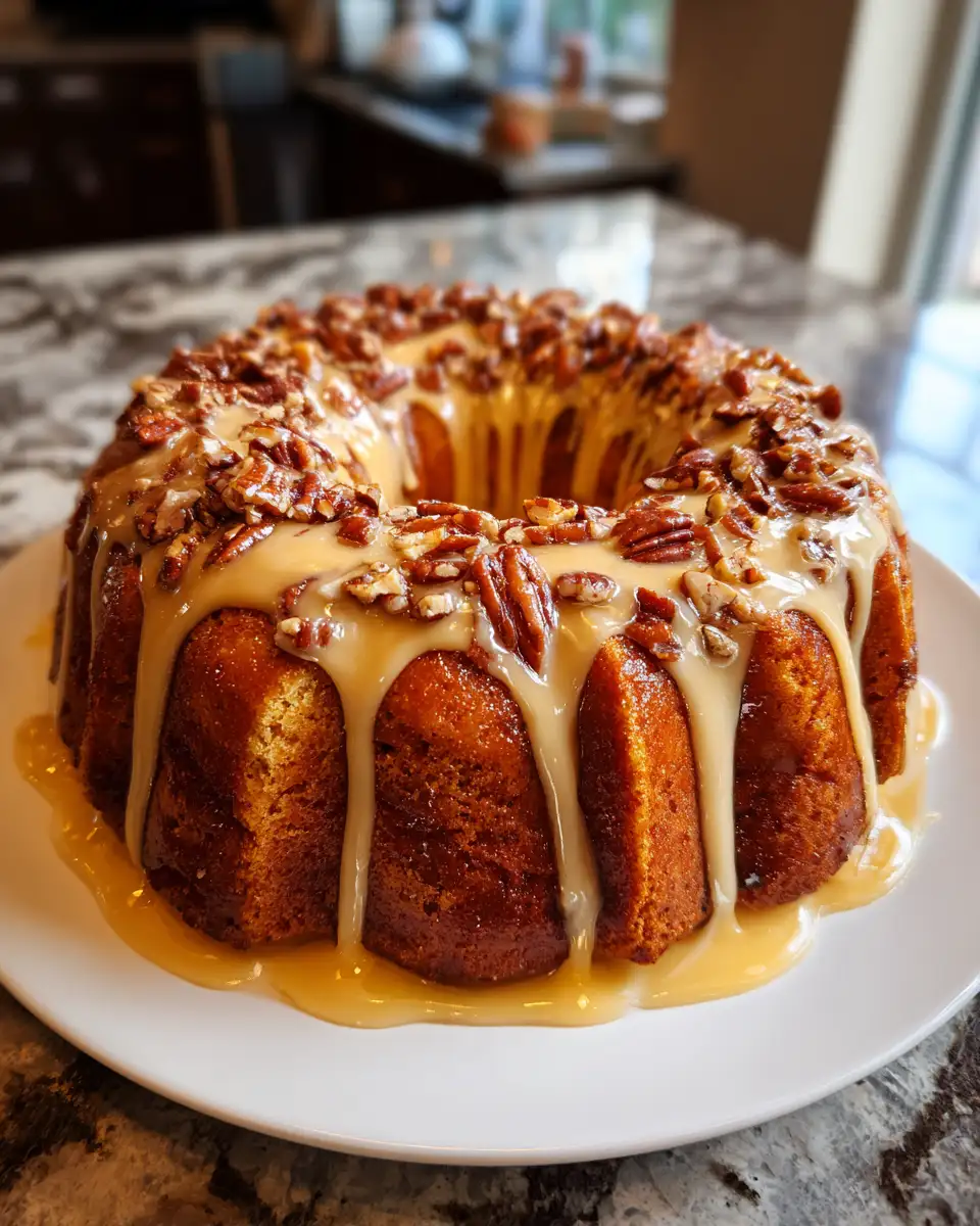 Final dish - Indulge in Autumn Bliss with a Pumpkin Honey Bun Cake Delight