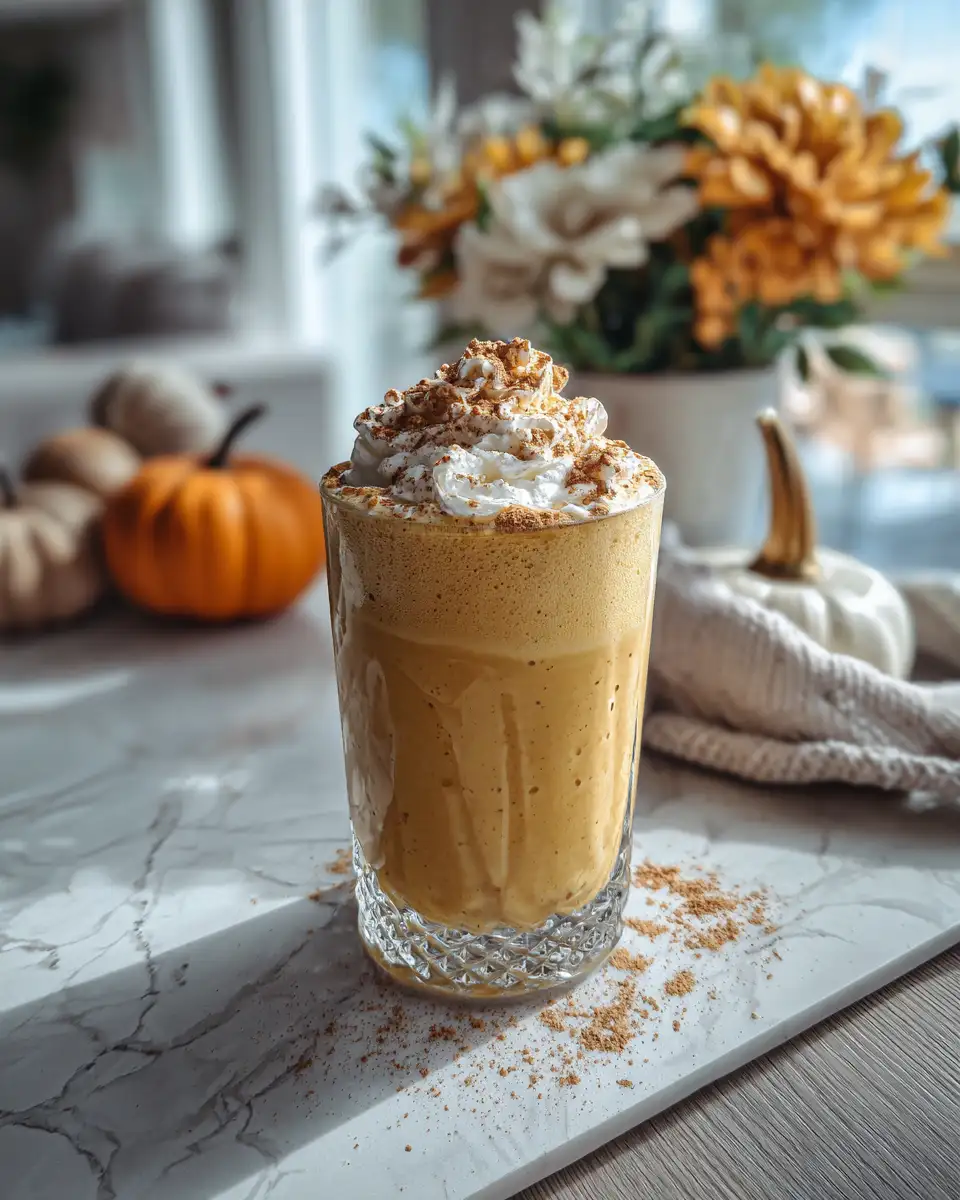 Final dish - Sip Into Autumn Bliss with a Pumpkin Pie Milkshake