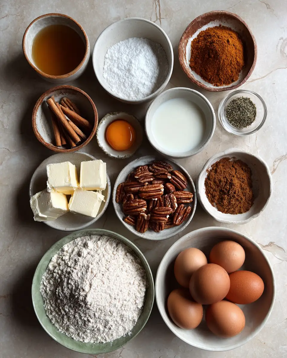 Ingredients for Pumpkin Spice Coffee Cake: The Ultimate Fall Indulgence