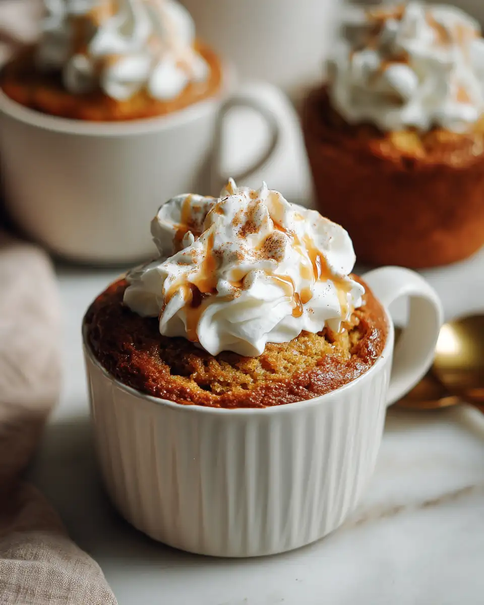 Indulge in Autumn Bliss with a Quick and Easy Pumpkin Spice Mug Cake - Featured Image