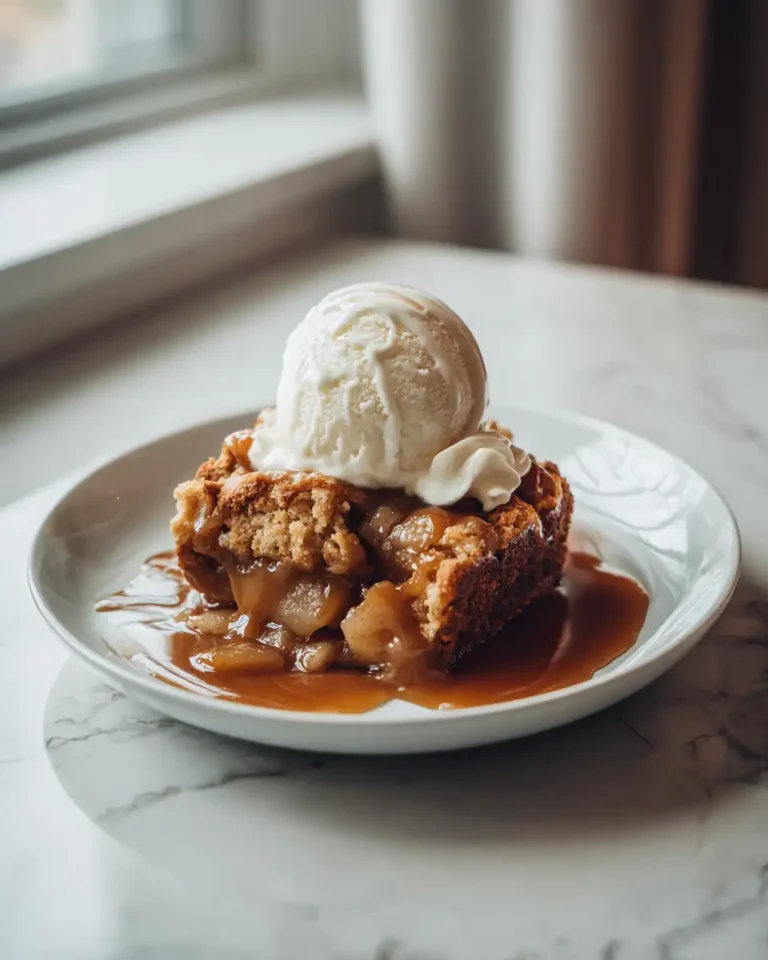 Decadent Delight: Dive into the Ultimate Salted Caramel Apple Cobbler - Featured Image
