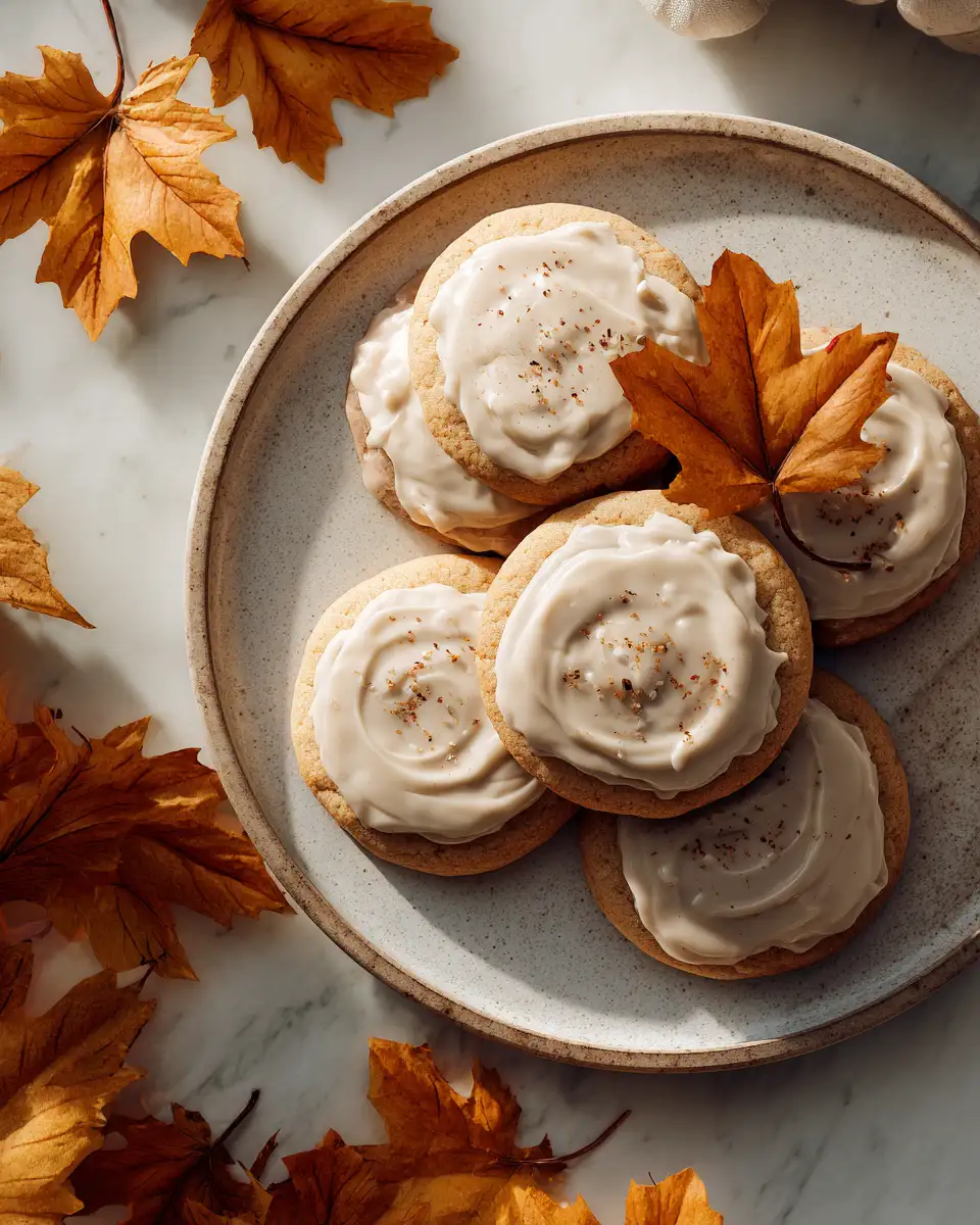 Final dish - Indulge in Autumn Bliss with Soft Maple Cookies and Brown Butter Icing