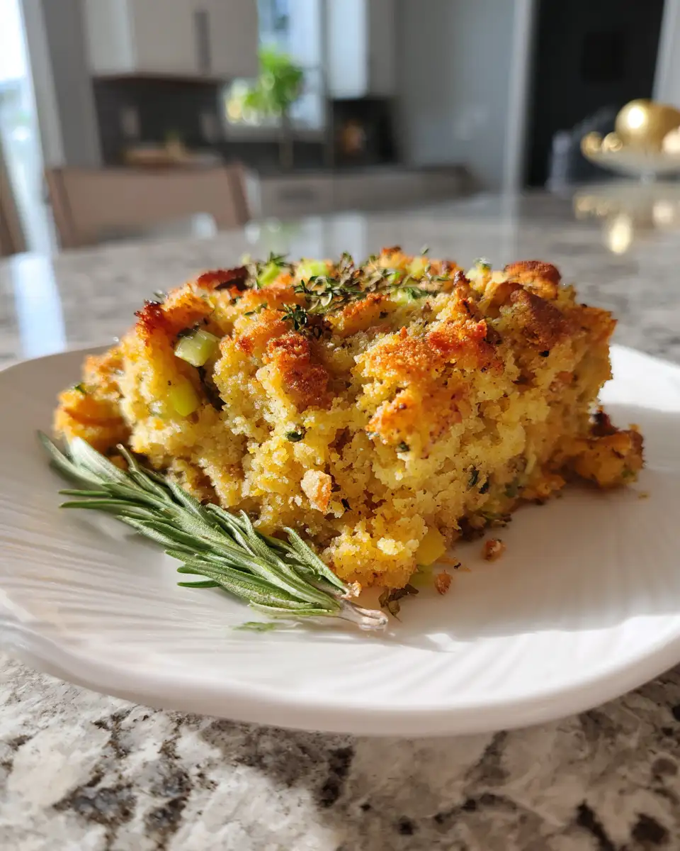 Southern Cornbread Dressing: A Comforting Classic Bursting with Flavor - Featured Image