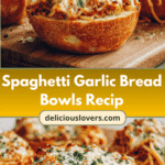 Irresistible Spaghetti Garlic Bread Bowls: A Flavorful Feast for Your Taste Buds