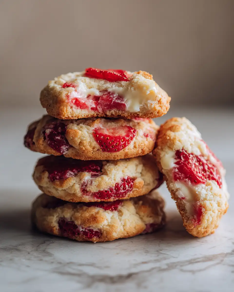 Irresistible Strawberry Cheesecake Cookies You Need to Try Today - Featured Image
