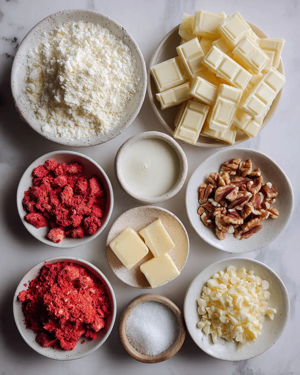 Ingredients for Irresistible Strawberry Cheesecake Crunch Bites Recipe You Have to Try