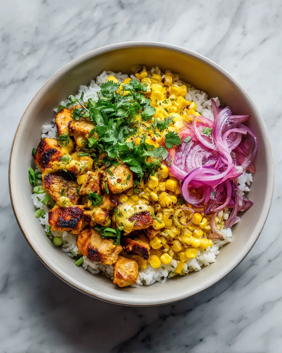 Irresistible Street Corn Chicken Rice Bowl Recipe You Need to Try - Featured Image