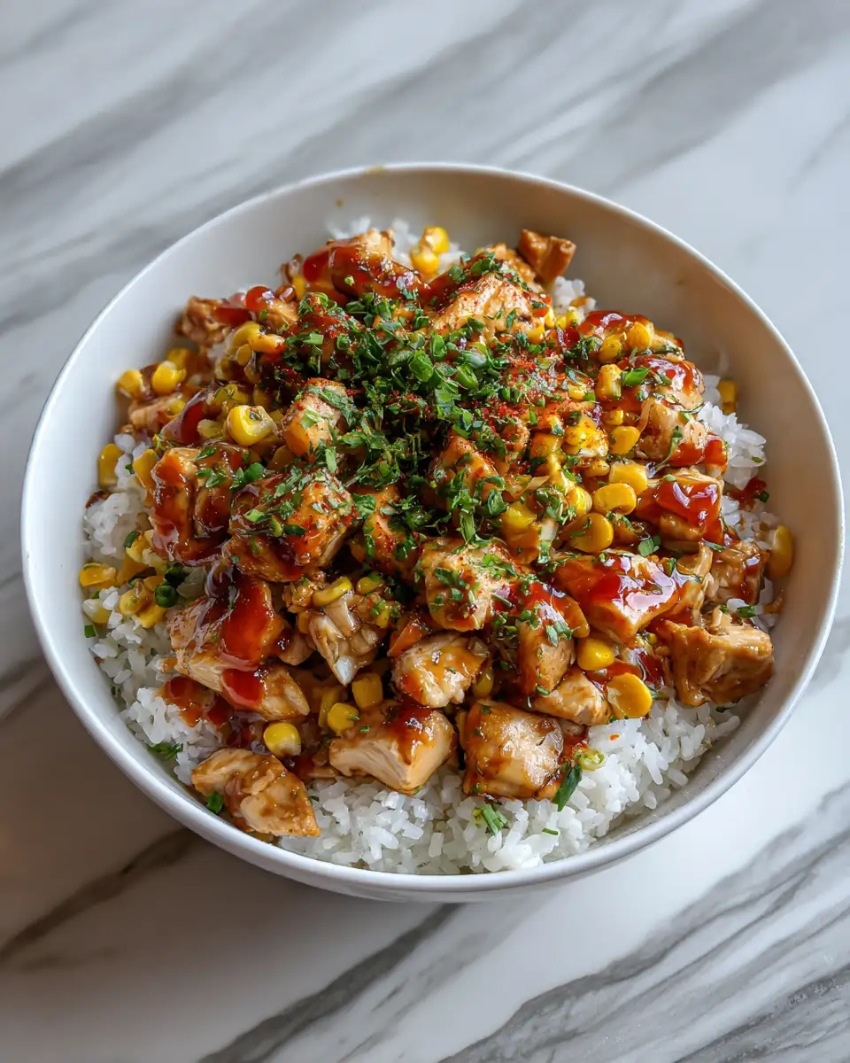 Final dish - Irresistible Street Corn Chicken Rice Bowl Recipe You Need to Try
