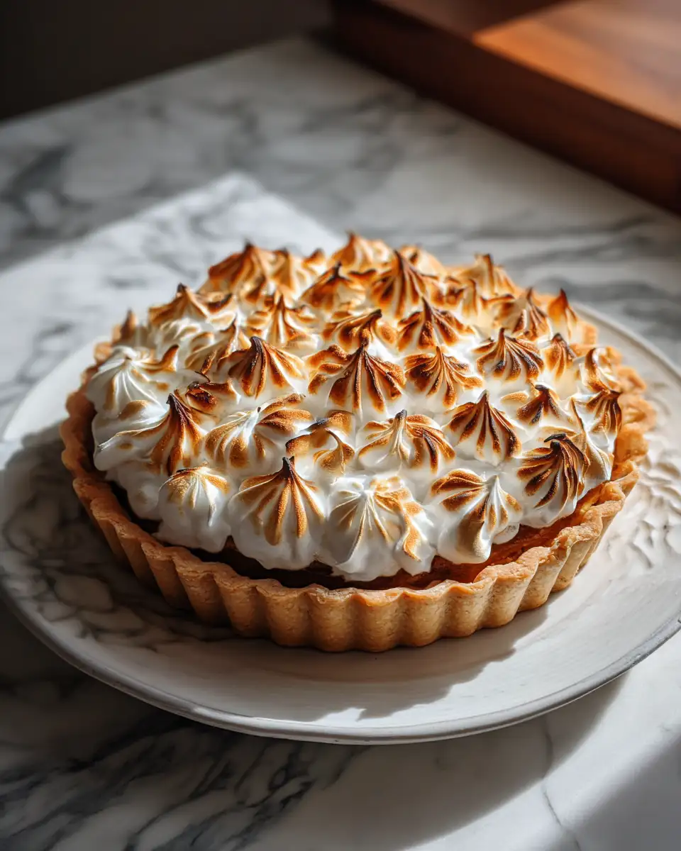 Final dish - Irresistible Toasted Marshmallow Pumpkin Pie Recipe for Fall Bliss