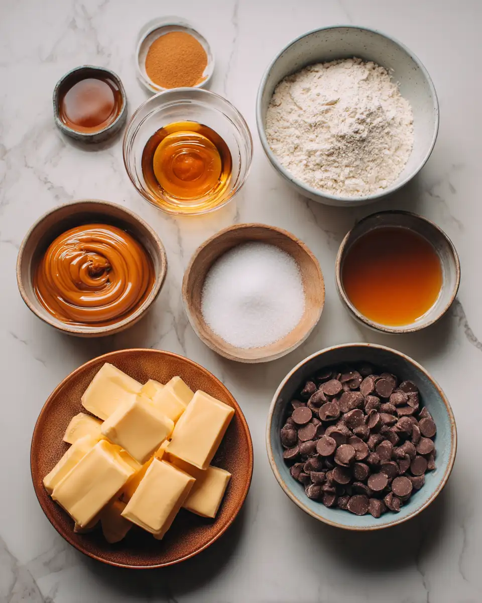 Ingredients for Indulge in Sweet Bliss with the Ultimate Twix-Style Cookies