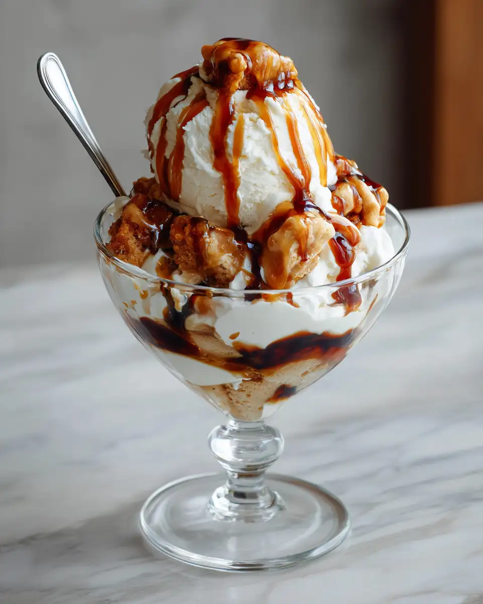 Indulge in the Ultimate Warm Apple Pie Sundae Delight - Featured Image