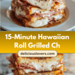Quick and Cheesy: 15-Minute Hawaiian Roll Grilled Cheese Delight