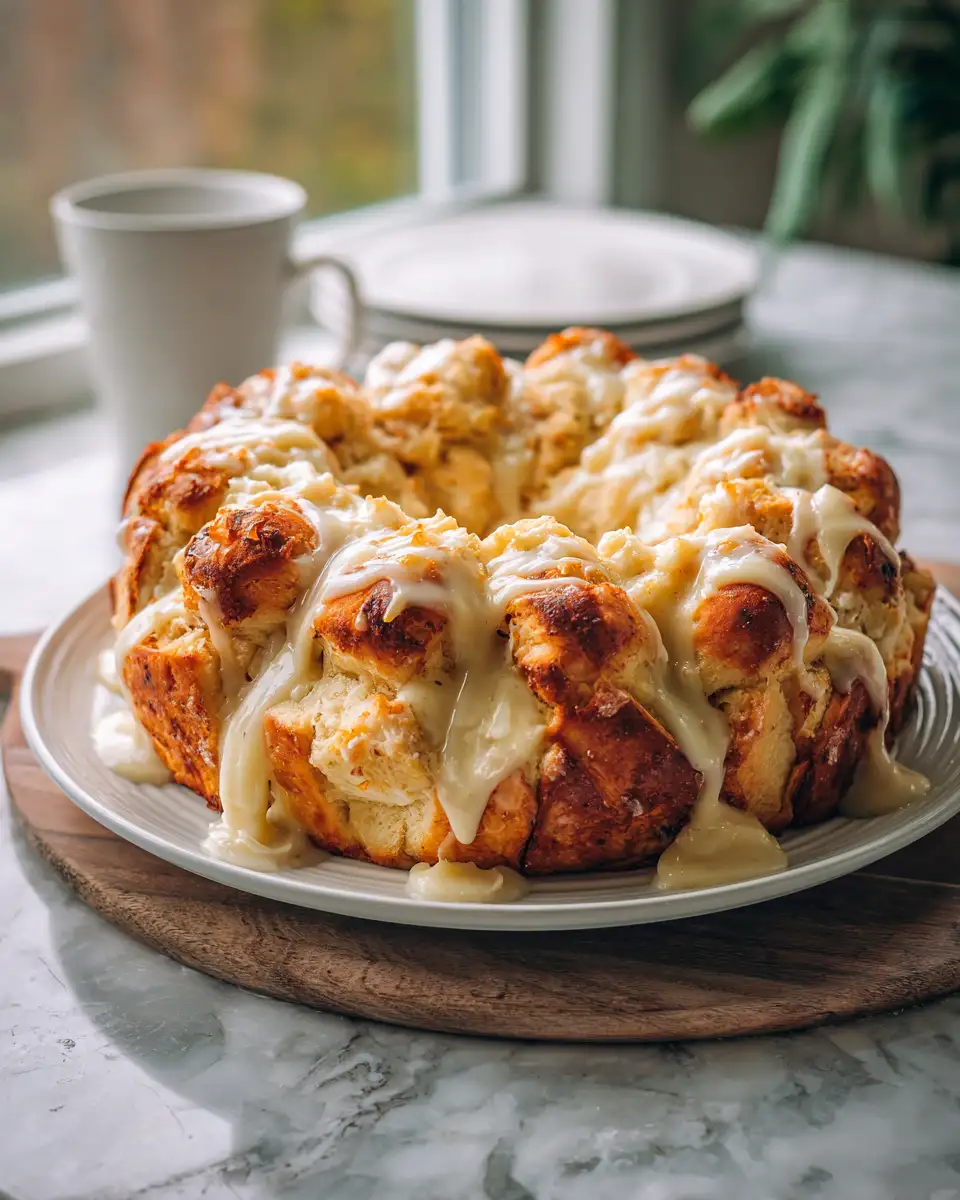 Pull-Apart Perfection: Chicken Alfredo Monkey Bread Delight - Featured Image