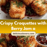 Crispy Croquettes with Berry Jam and Green Herbs A Flavorful Twist You Need to Try