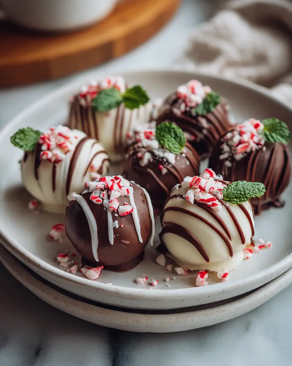 Indulge in Irresistible Peppermint Truffles with Cream Cheese - Featured Image