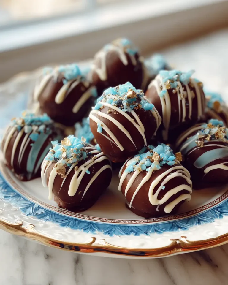 Whip Up Magic with Easy 4-Ingredient Blue Christmas Truffles - Featured Image