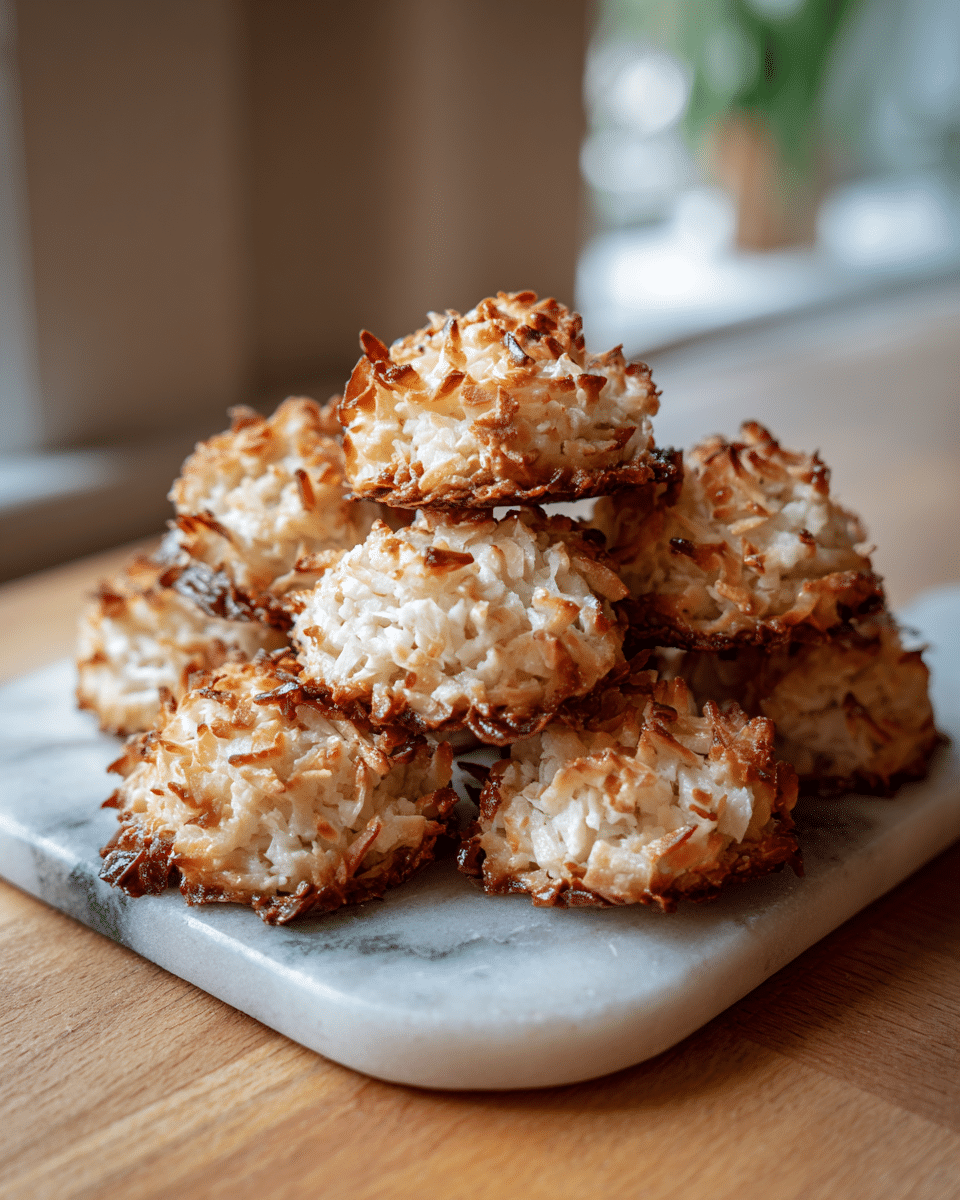Easy Healthy No Bake Coconut Cookies Recipe for Guilt-Free Snacking - Featured Image