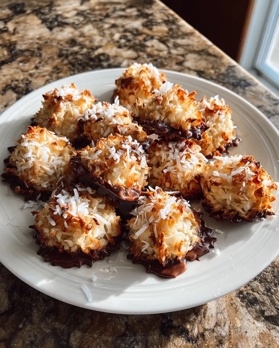 Easy Healthy No Bake Coconut Cookies Recipe for Guilt-Free Snacking 7 Final dish - Easy Healthy No Bake Coconut Cookies Recipe for Guilt-Free Snacking