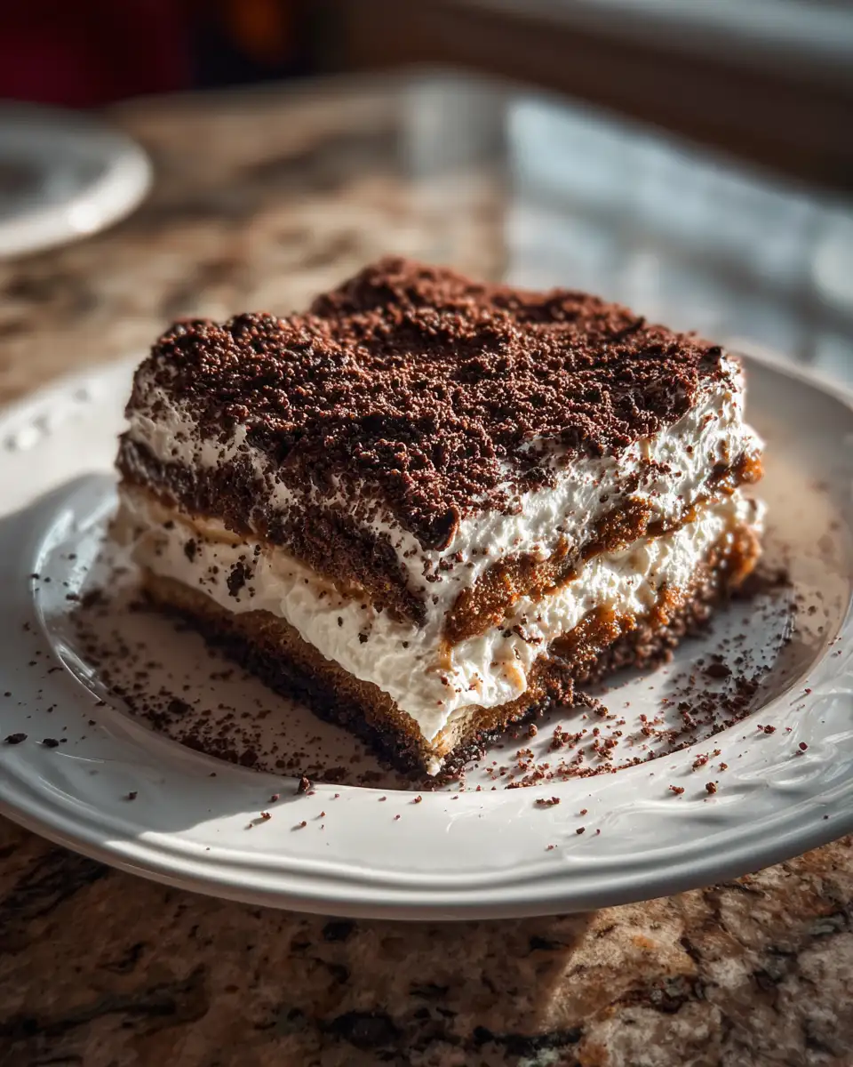 Easy No-Bake Christmas Dessert Lasagna with Oreo Crust That Everyone Will Love 7 Final dish - Easy No-Bake Christmas Dessert Lasagna with Oreo Crust That Everyone Will Love